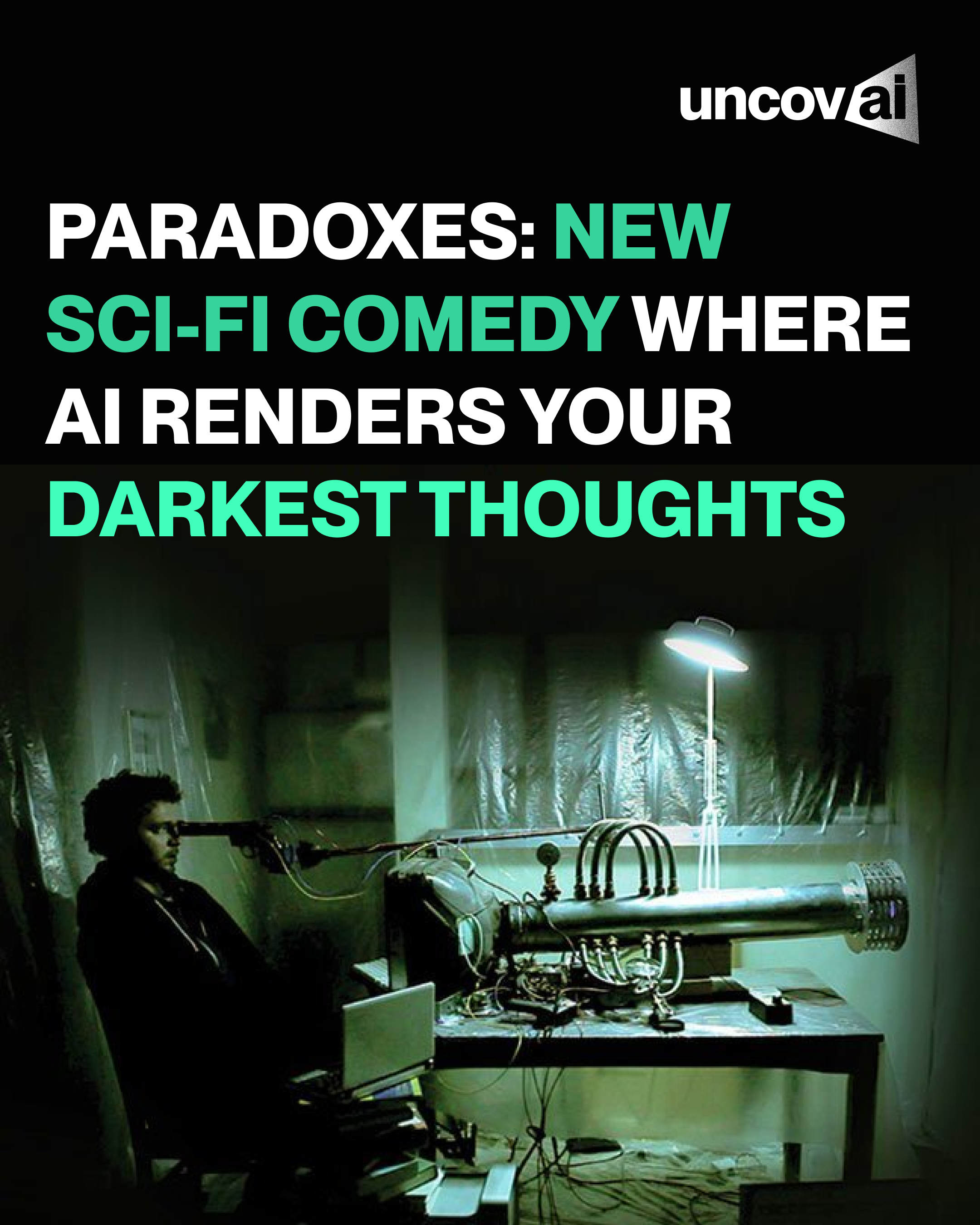 Paradoxes French sci-fi comedy series on Arte France directed by Pierre Zandrowicz blending live-action actors with generative AI for journalist's subconscious inner world
