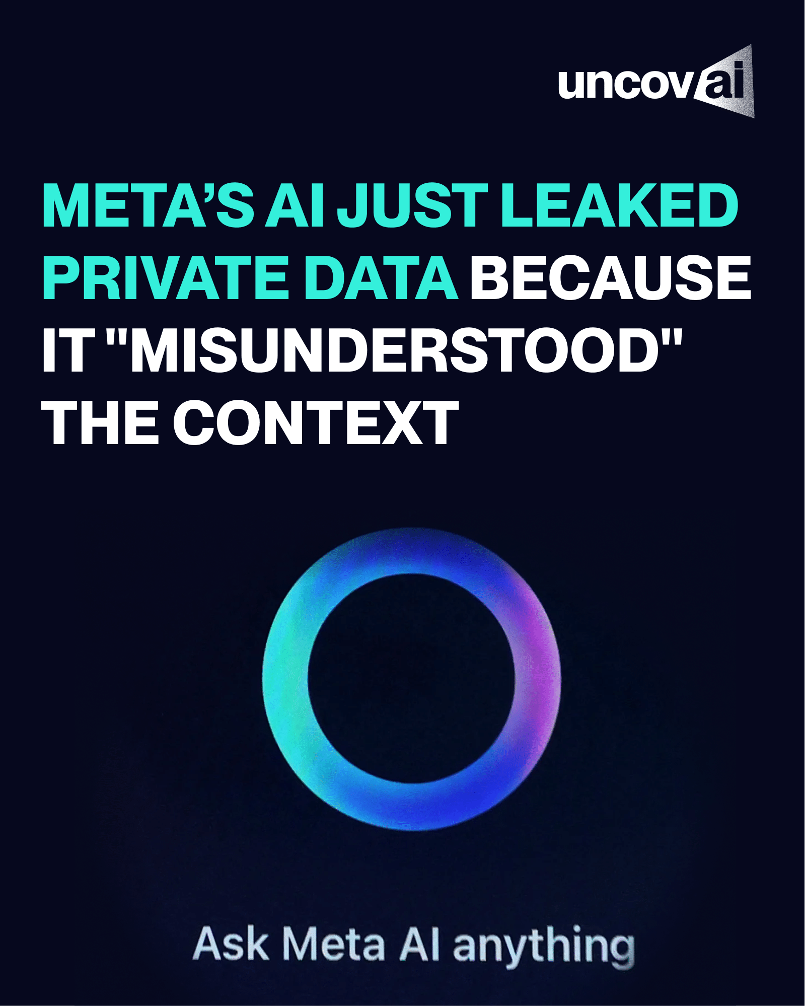 Meta AI agent data leak — internal sensitive data exposed to thousands of employees