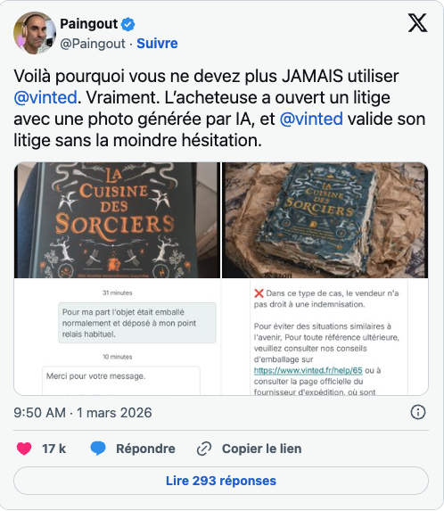 AI generated refund fraud example showing fake damaged product photo used in ecommerce dispute 2026