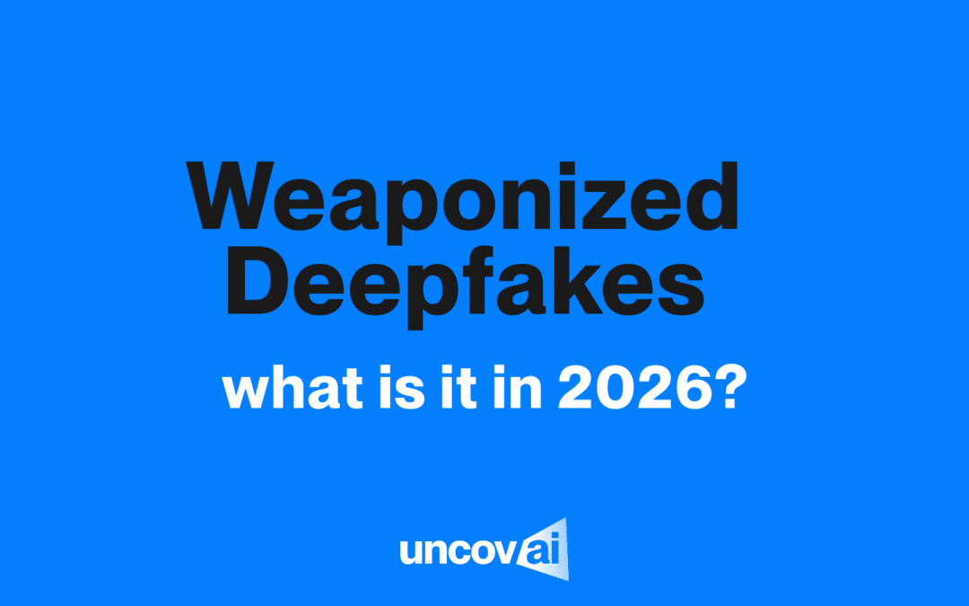 Weaponized Deepfakes: What They Are and Why It’s Getting Worse