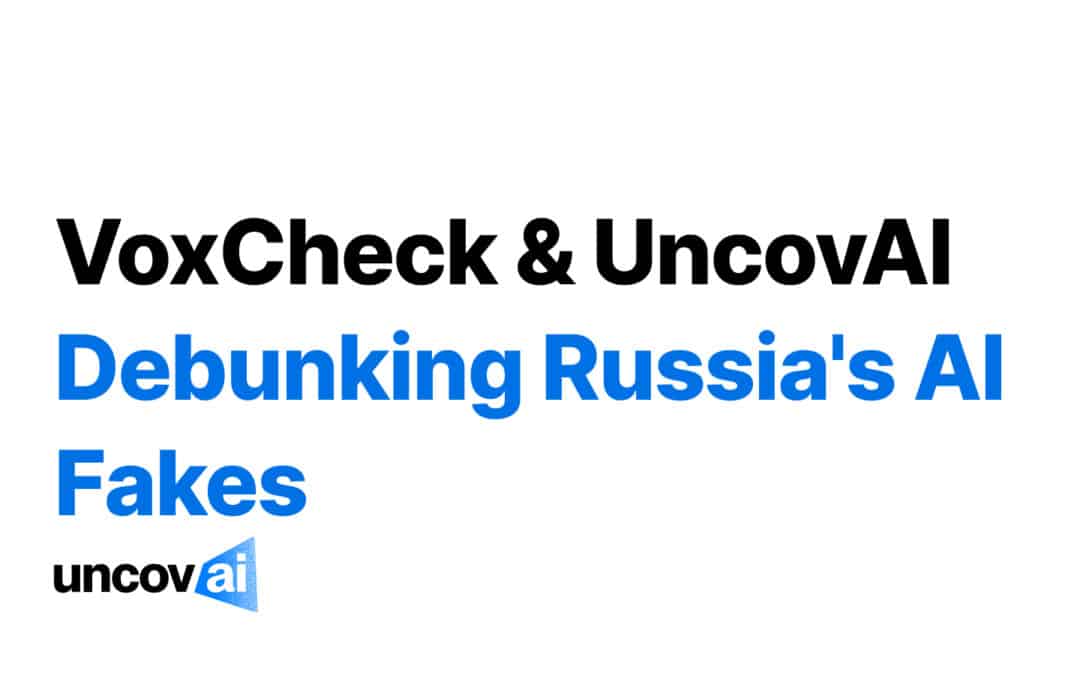 An AI Video Detector for Fact-Checkers: A VoxCheck Case Study