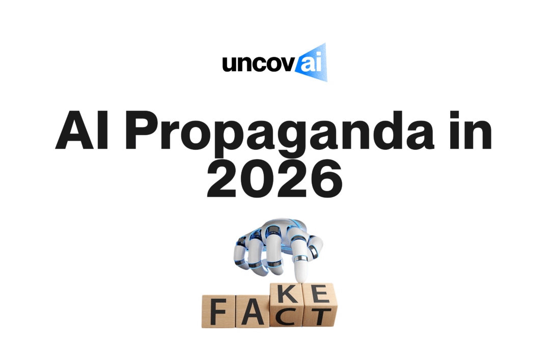 AI Propaganda in 2026: How to Spot AI-Generated Fake Content