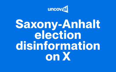 Landtagswahl Sachsen-Anhalt 2026: Desinformation auf X