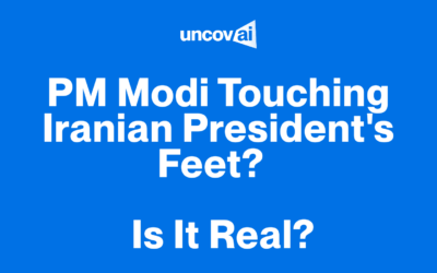 PM Modi Touching Iranian President’s Feet? Is It Real?