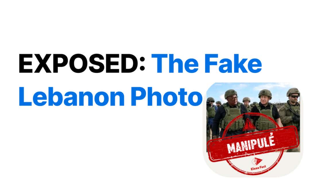 Tshisekedi and Netanyahu “Lebanon Front” Photo Is..