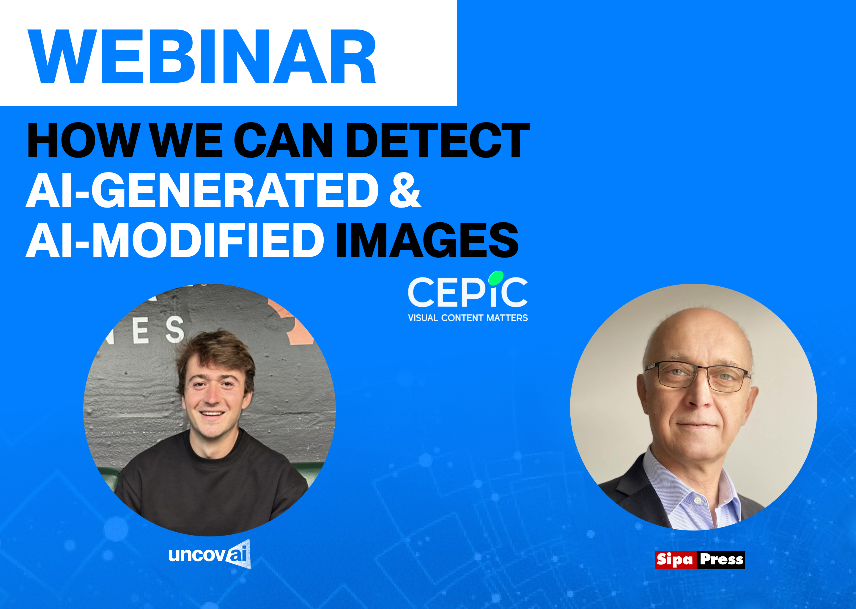 UncovAI and CEPIC webinar on how to detect AI-generated and AI-modified images, 20 October 2026
