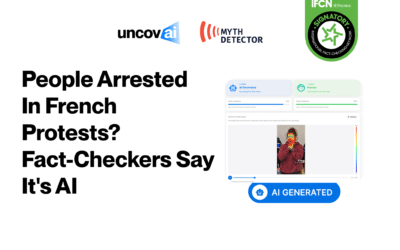 Arrested French Protesters on Video? Fact-Checkers Say It’s AI